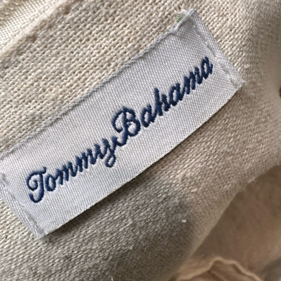 Tommy Bahama Woven Straw Shoulder Bag with Brown Handles - Picture 5 of 6